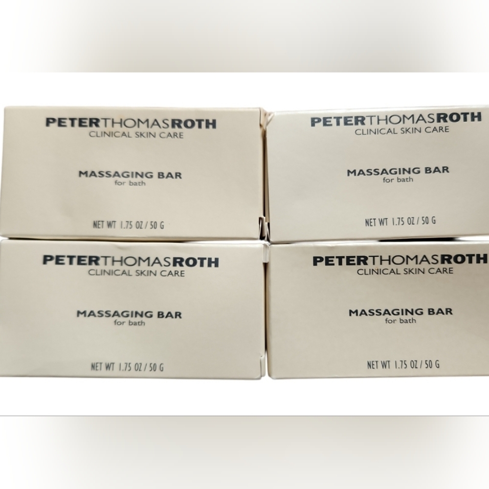 Peter Thomas Roth LOT OF 4 travel massaging bar bath soaps 1.75 oz.